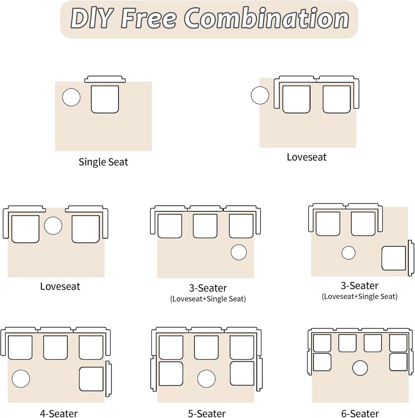 Compression Floor Sofa Bed, 3-Seat