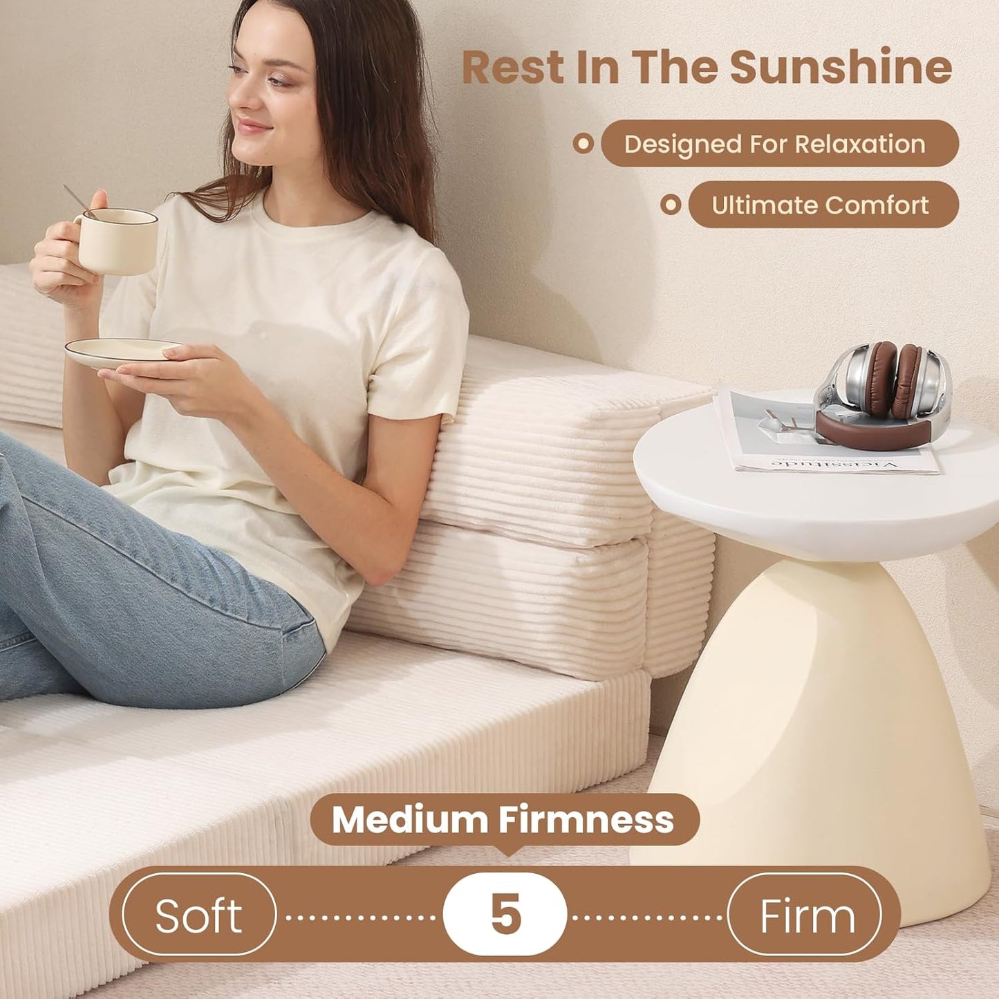 Folding Sofa Bed, Convertible Sleeper Chair