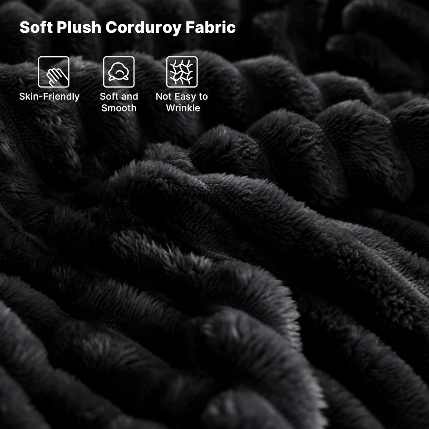 68'' Chaise Lounge Chair Indoor, Grey Plush Corduroy Cloud Couch