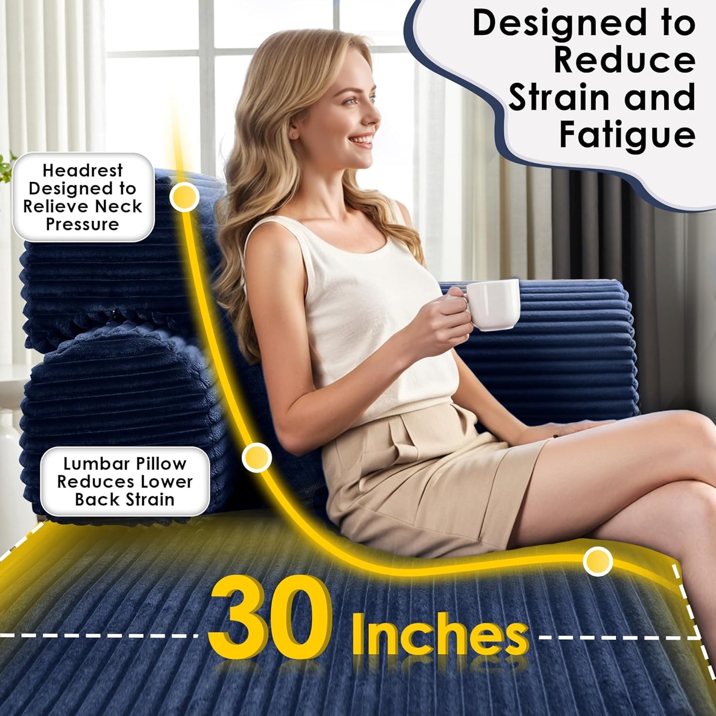 Convertible Sleeper Sofa Bed, 78.5" Corduroy Foldable Loveseat Sofa