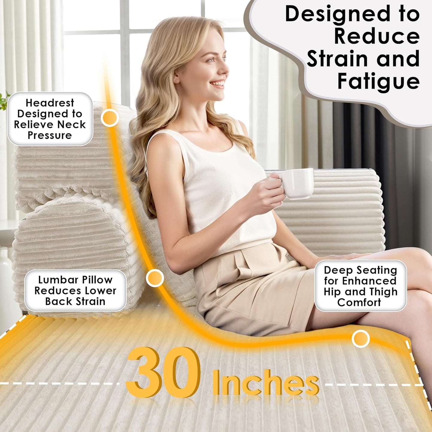 Convertible Sleeper Sofa Bed, 78.5" Corduroy Foldable Loveseat Sofa