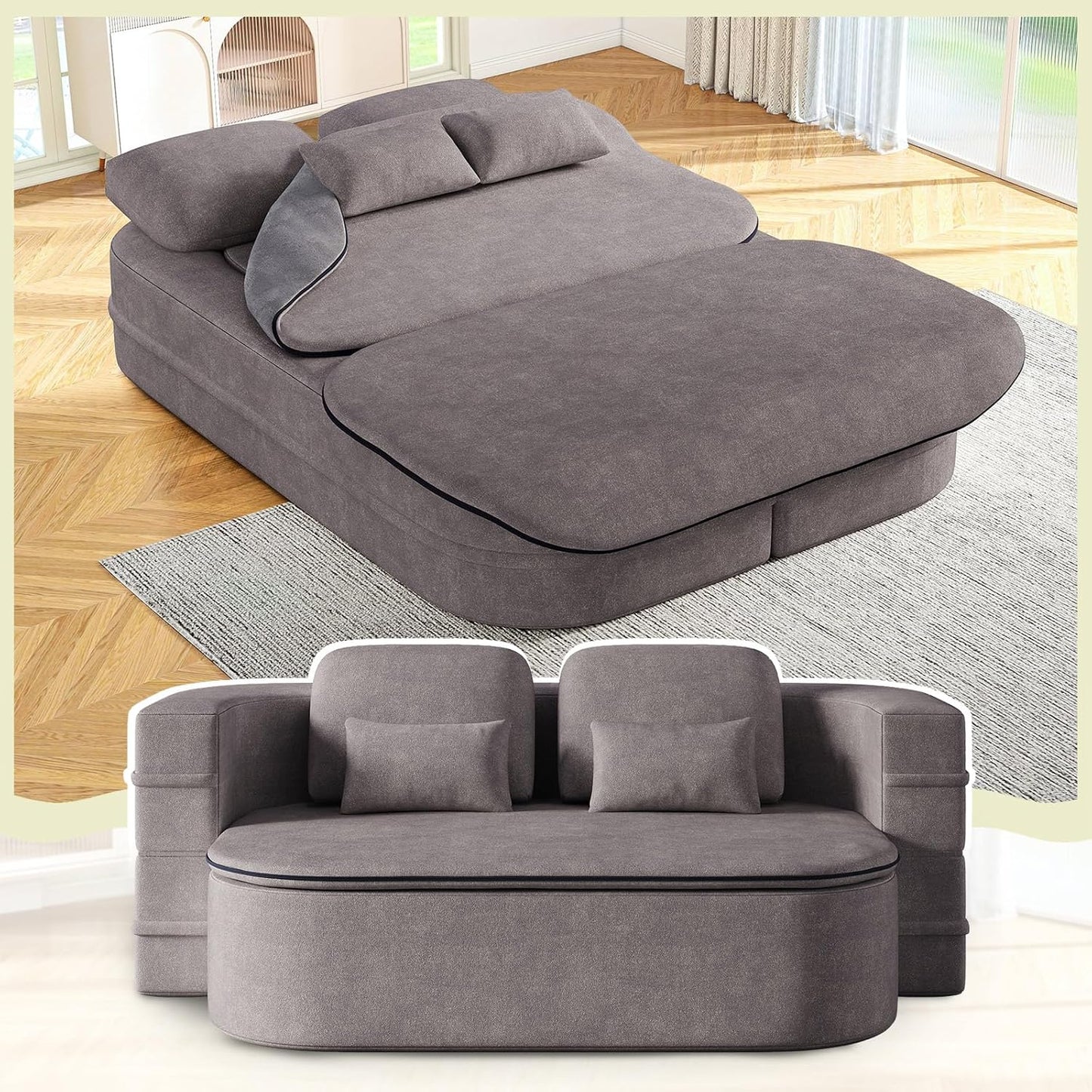 Antetek Convertible Sleeper Sofa