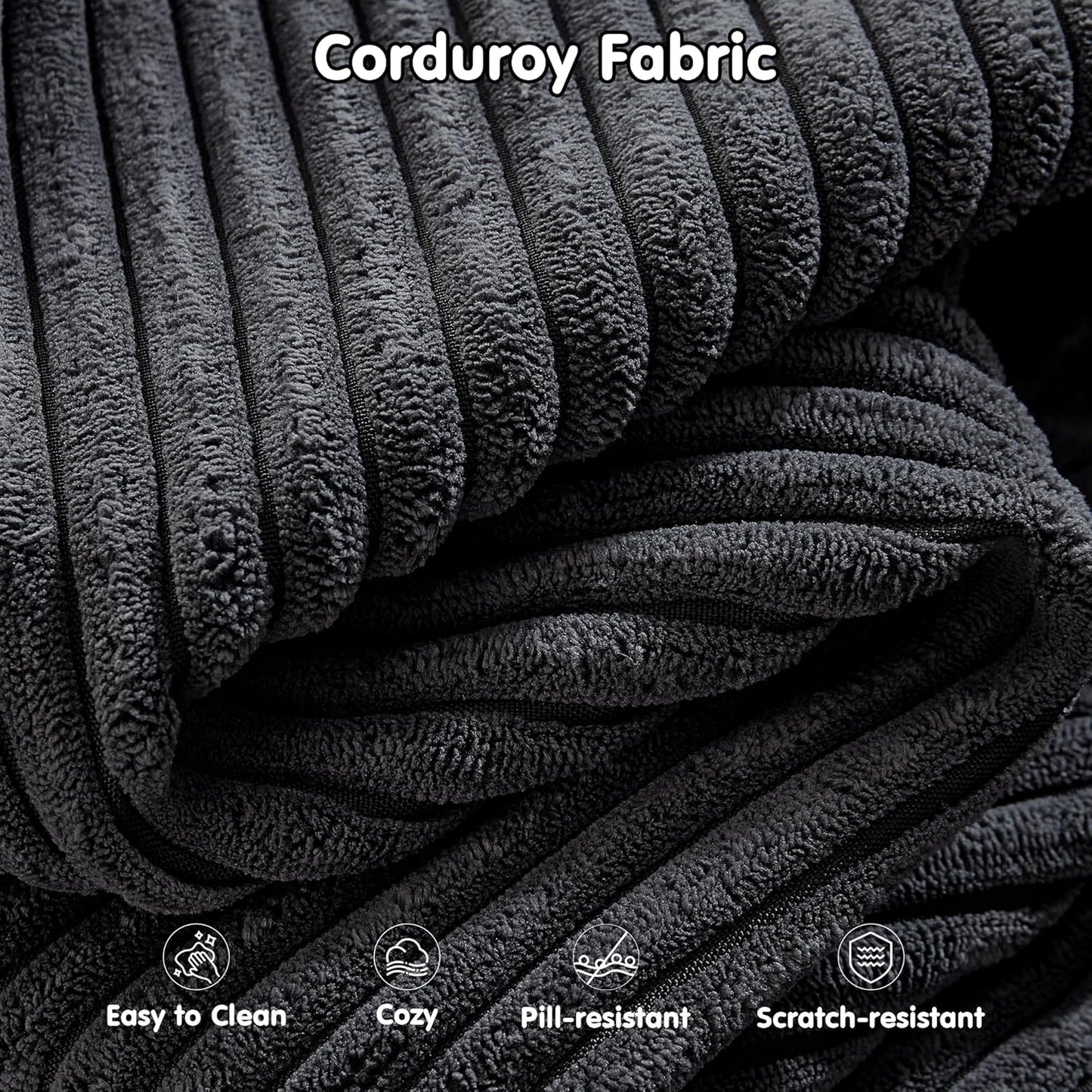 Plush comfortable and soft large sofa