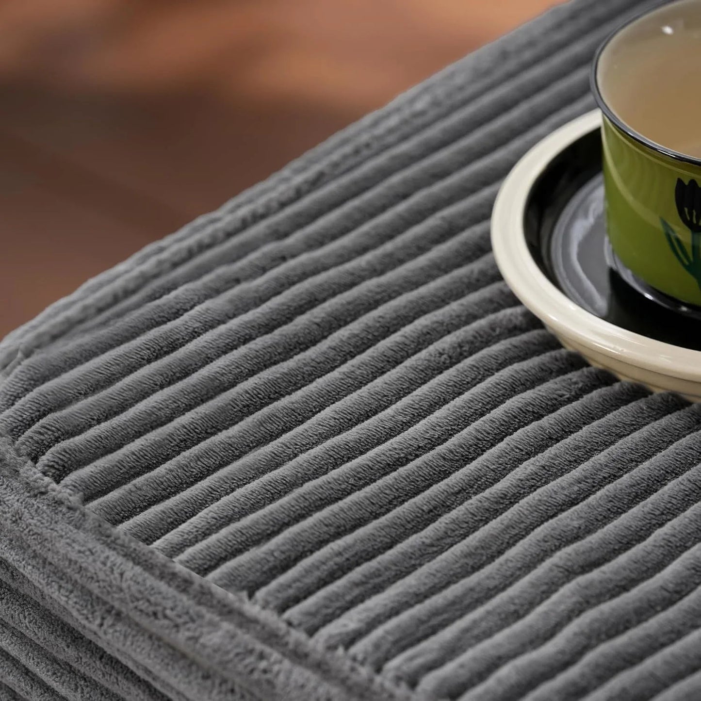 Plush comfortable and soft large sofa