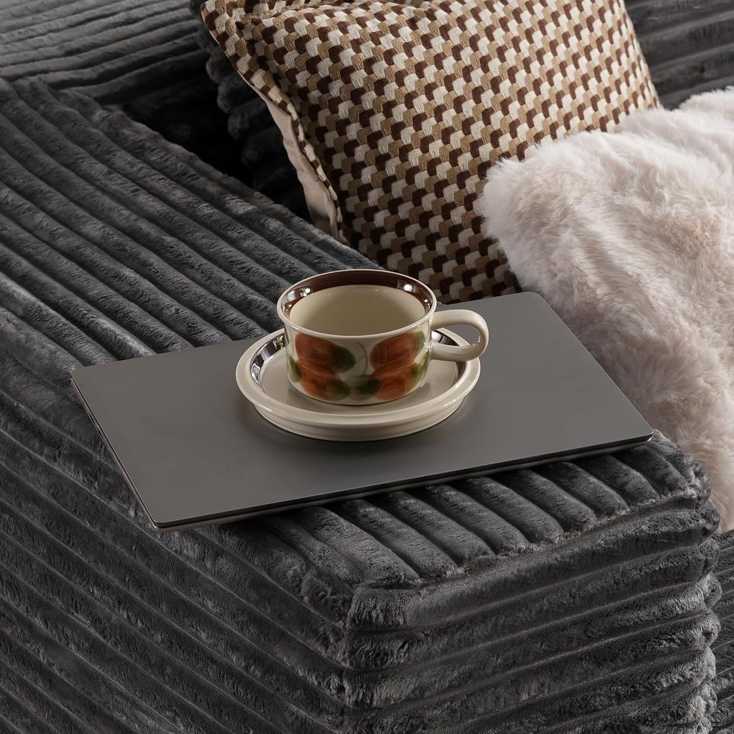 Plush comfortable and soft large sofa